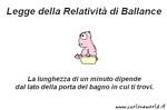immagine divertente: legge della Relativit di Ballance