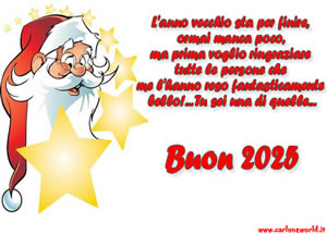 Auguri di buon Capodanno 2025